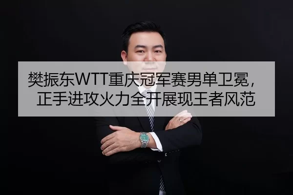 樊振东WTT重庆冠军赛男单卫冕，正手进攻火力全开展现王者风范